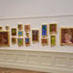 ‘Alien Invaders’ installation 2016 – 2019 Oil colour, metal leaf on wood (photo Jonathan Cooper)